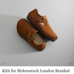 Kith for Birkenstock London Braided - Biscuit size 12